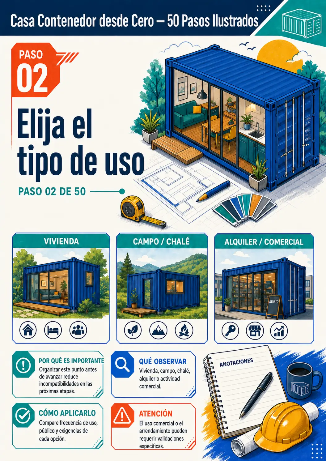 Vista previa del paso 2: elección del tipo de uso