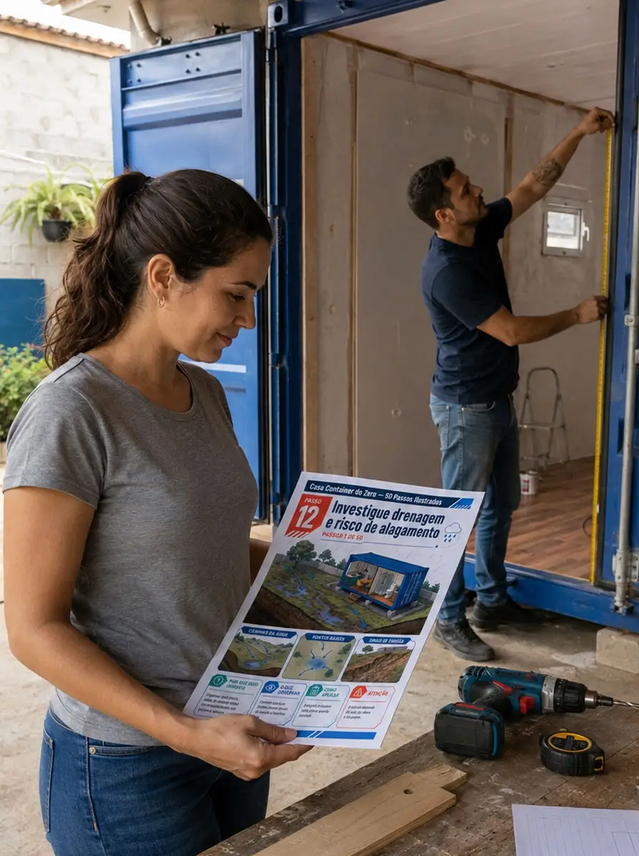 Planificación de una casa container durante la obra